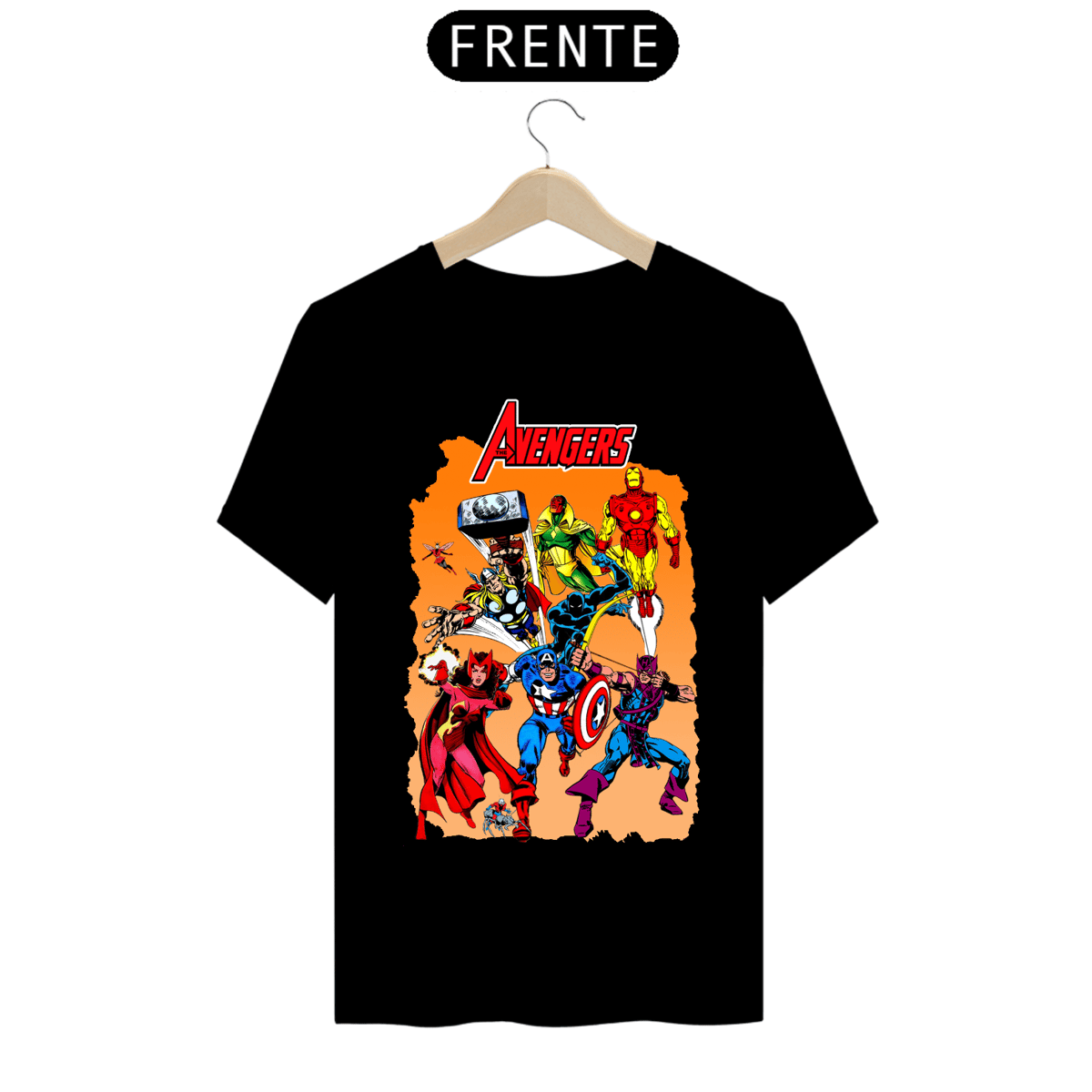 Nome do produto: Camiseta Masculina - Vingadores