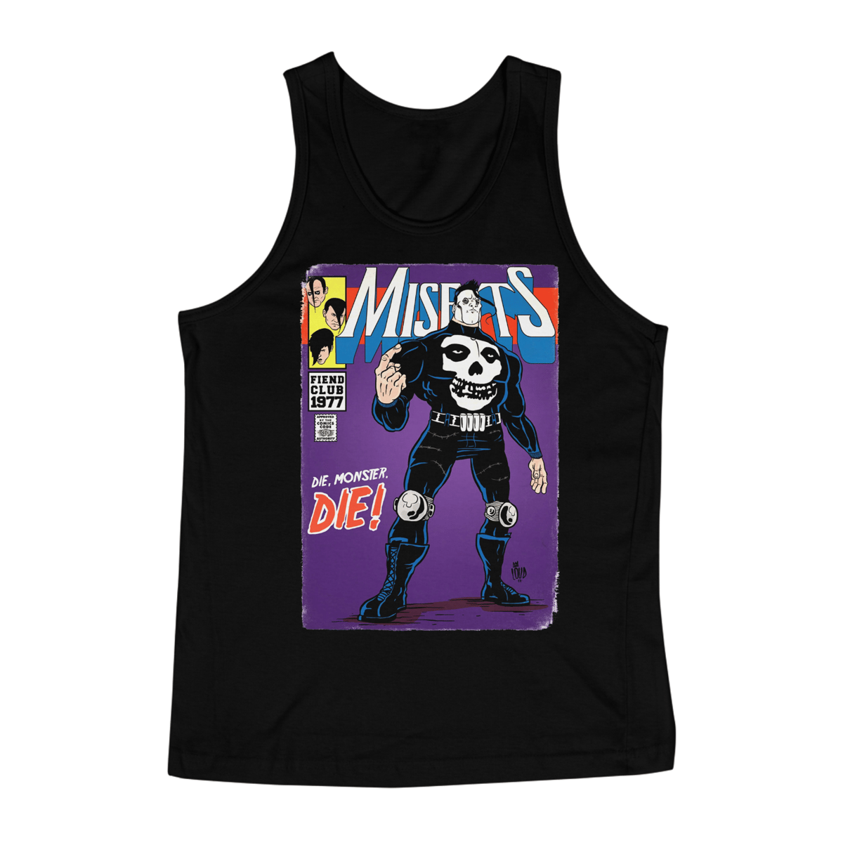 Nome do produto: Camiseta Regata - Misfits