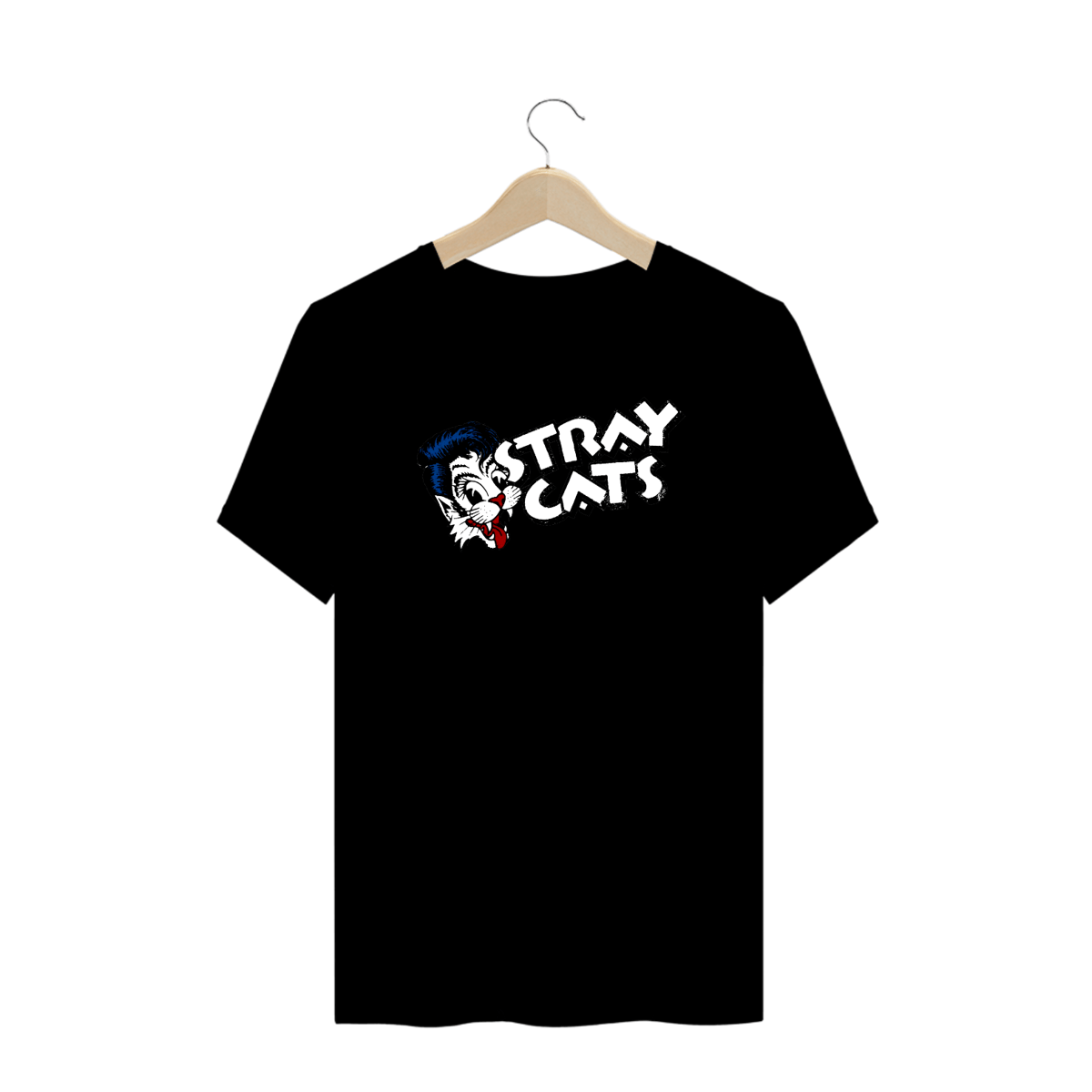 Nome do produto: Camiseta Plus Size - Stray Cats