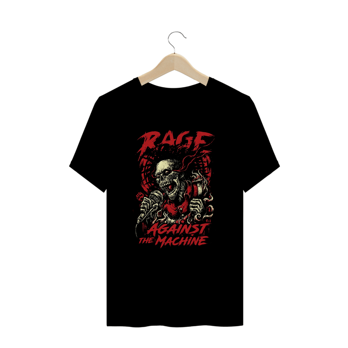 Nome do produto: Camiseta Plus Size - Rage Against The Machine