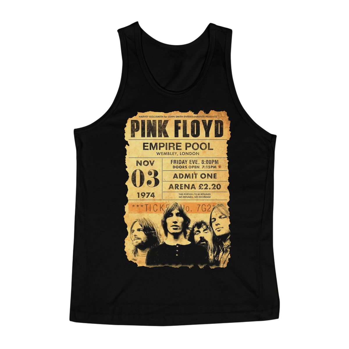 Nome do produto: Camiseta Regata - Pink Floyd