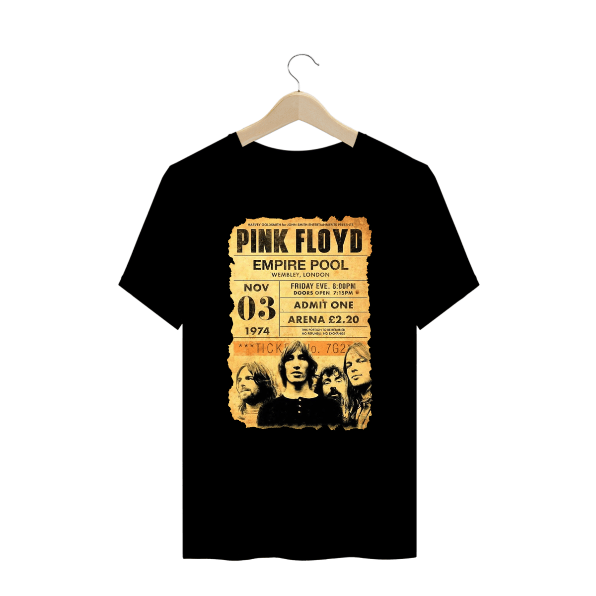 Nome do produto: Camiseta Plus Size - Pink Floyd