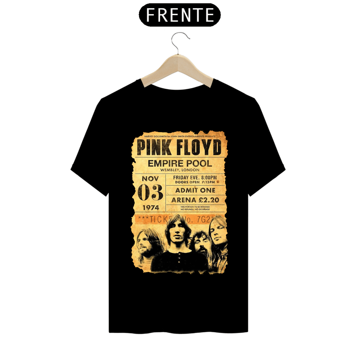 Nome do produto: Camiseta Classic - Pink Floyd