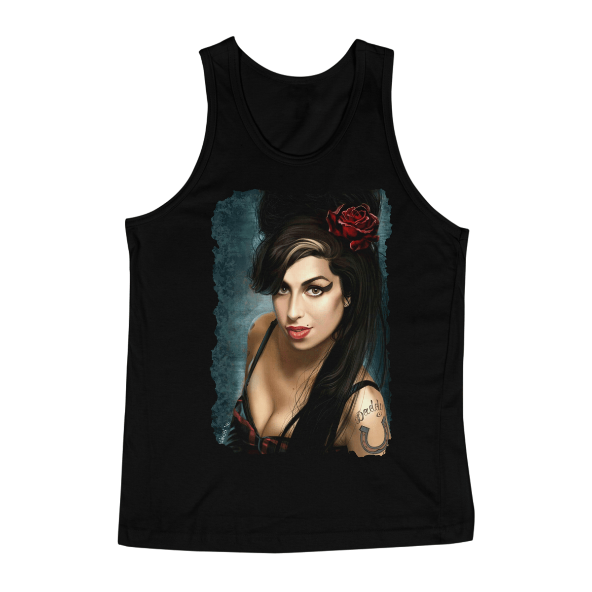 Nome do produto: Camiseta Regata - Amy Winehouse