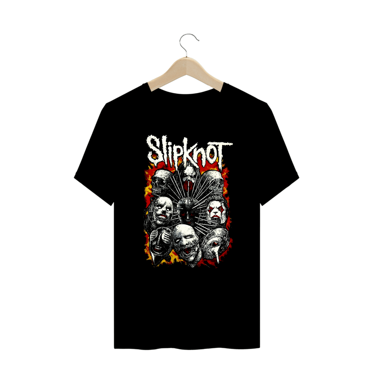 Nome do produto: Camiseta Plus Size - Slipknot