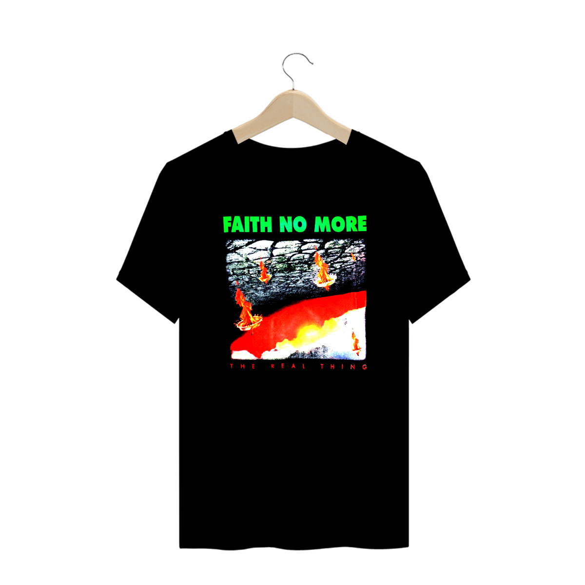 Nome do produto: Camiseta Plus Size - Faith No More