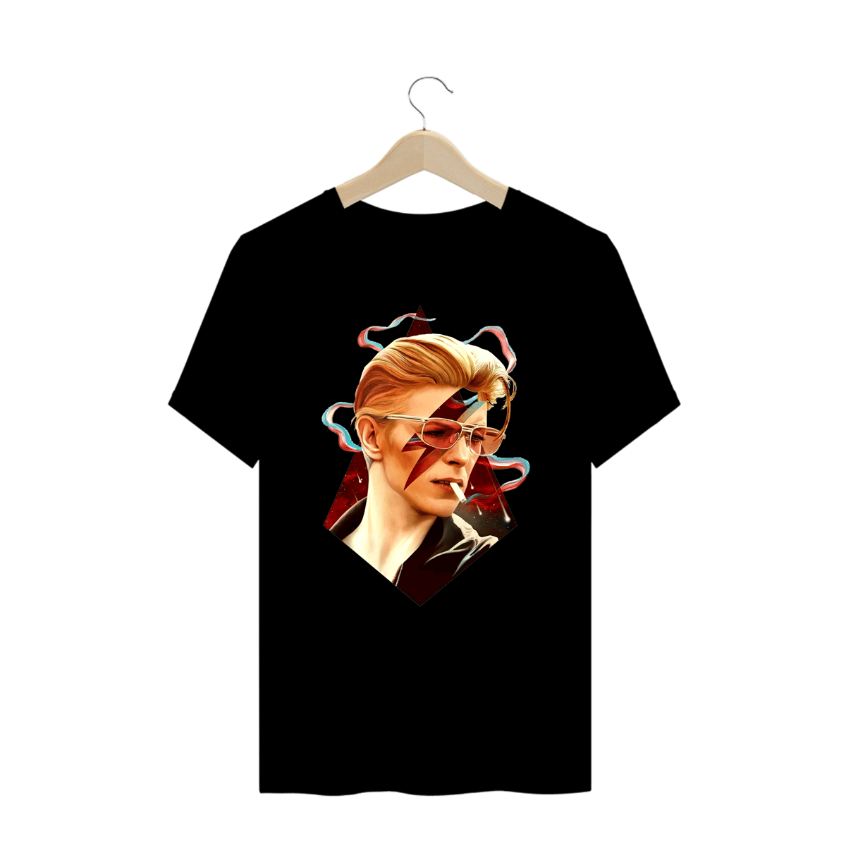 Nome do produto: Camiseta Plus Size - David Bowie