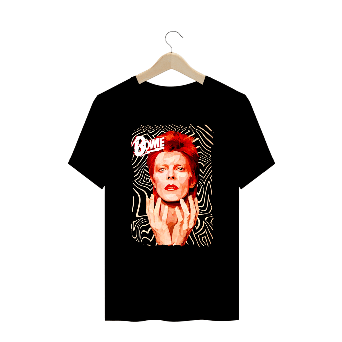 Nome do produto: Camiseta Plus Size - David Bowie