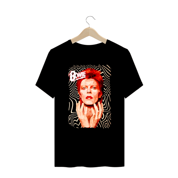 Camiseta Plus Size - David Bowie