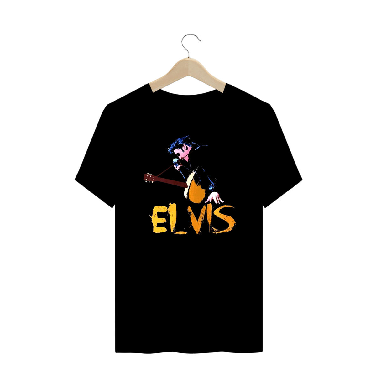 Nome do produto: Camiseta Plus Size - Elvis Presley