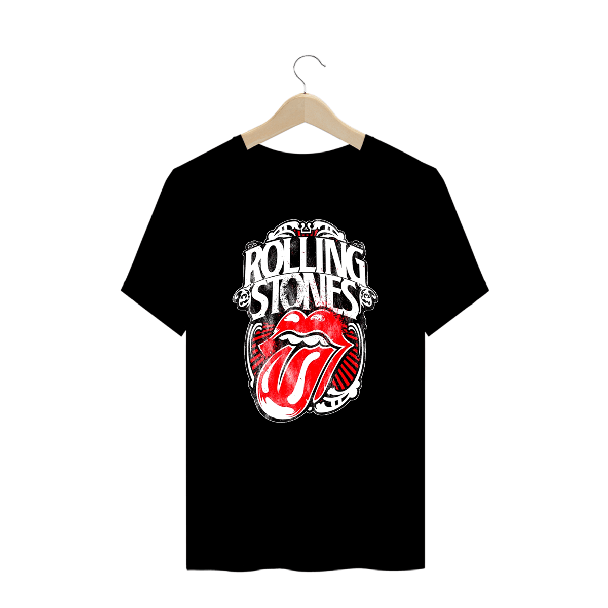 Nome do produto: Camiseta Plus Size - Rolling Stones