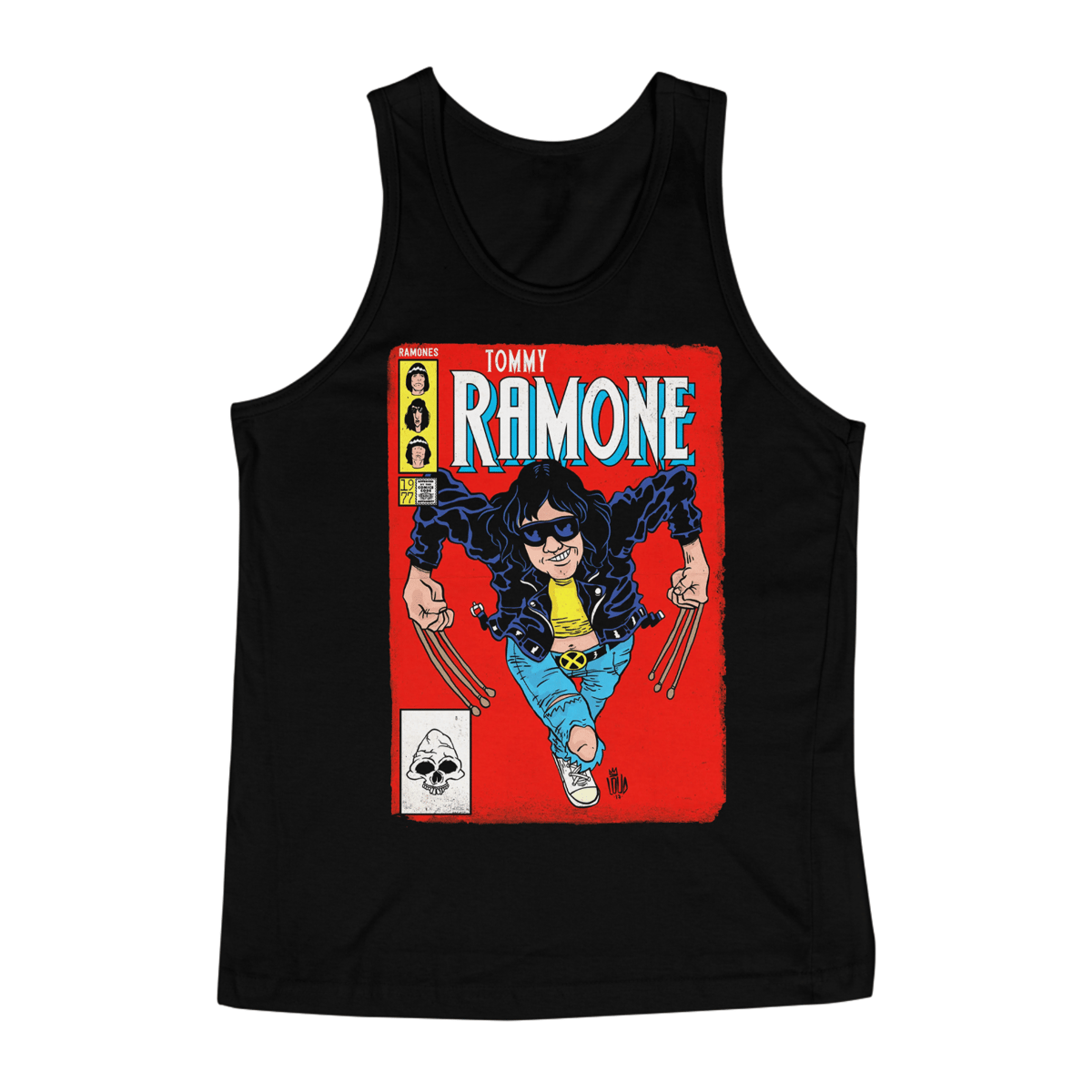 Nome do produto: Camiseta Regata - Ramones