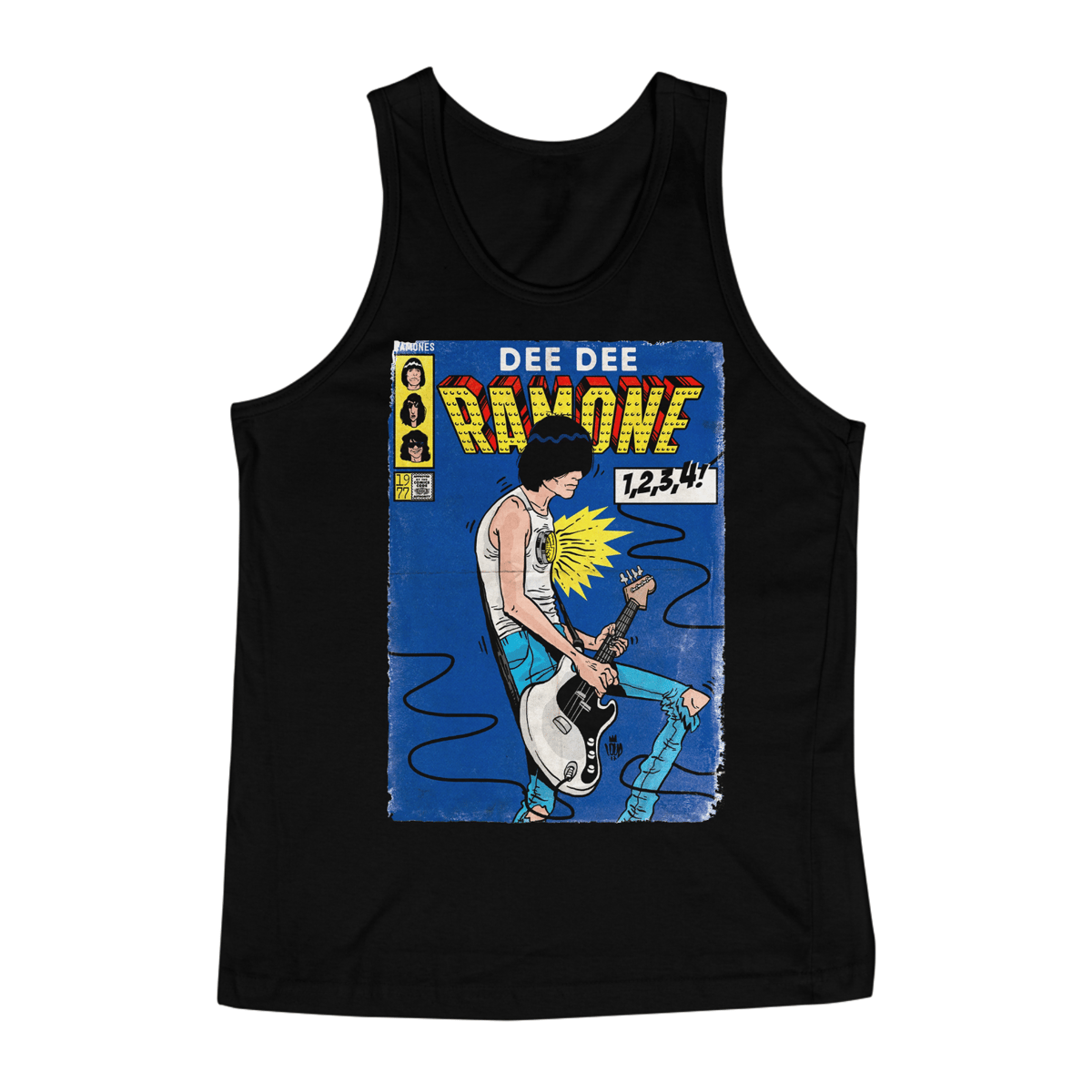 Nome do produto: Camiseta Regata - Ramones