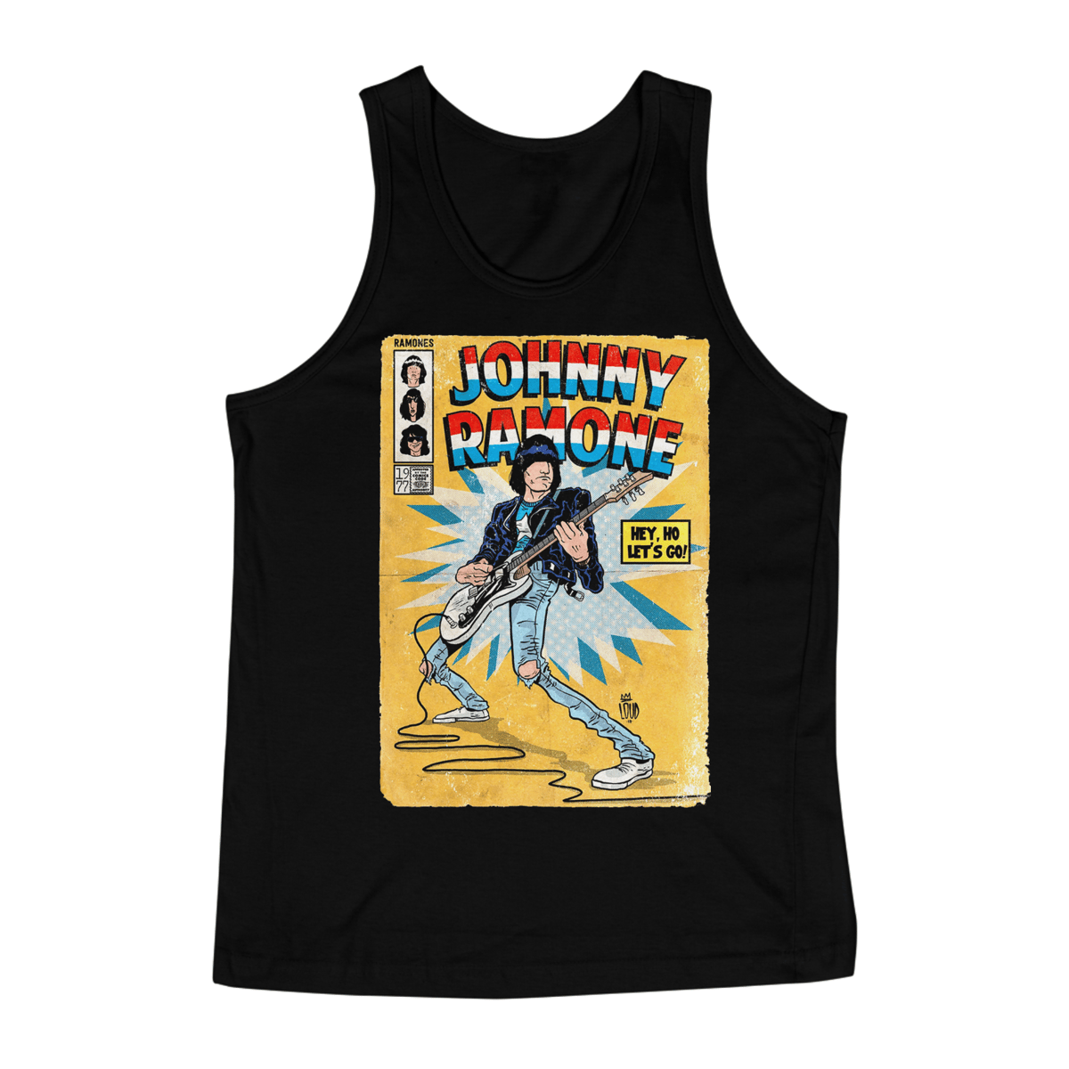 Nome do produto: Camiseta Regata - Ramones