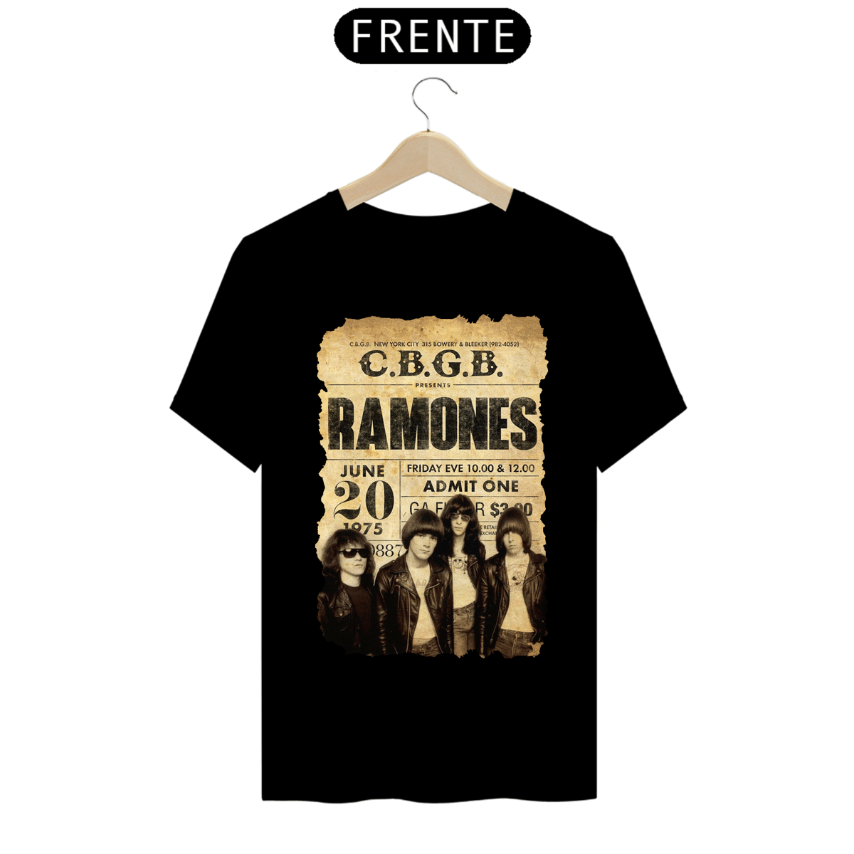 Nome do produto: Camiseta Classic - Ramones