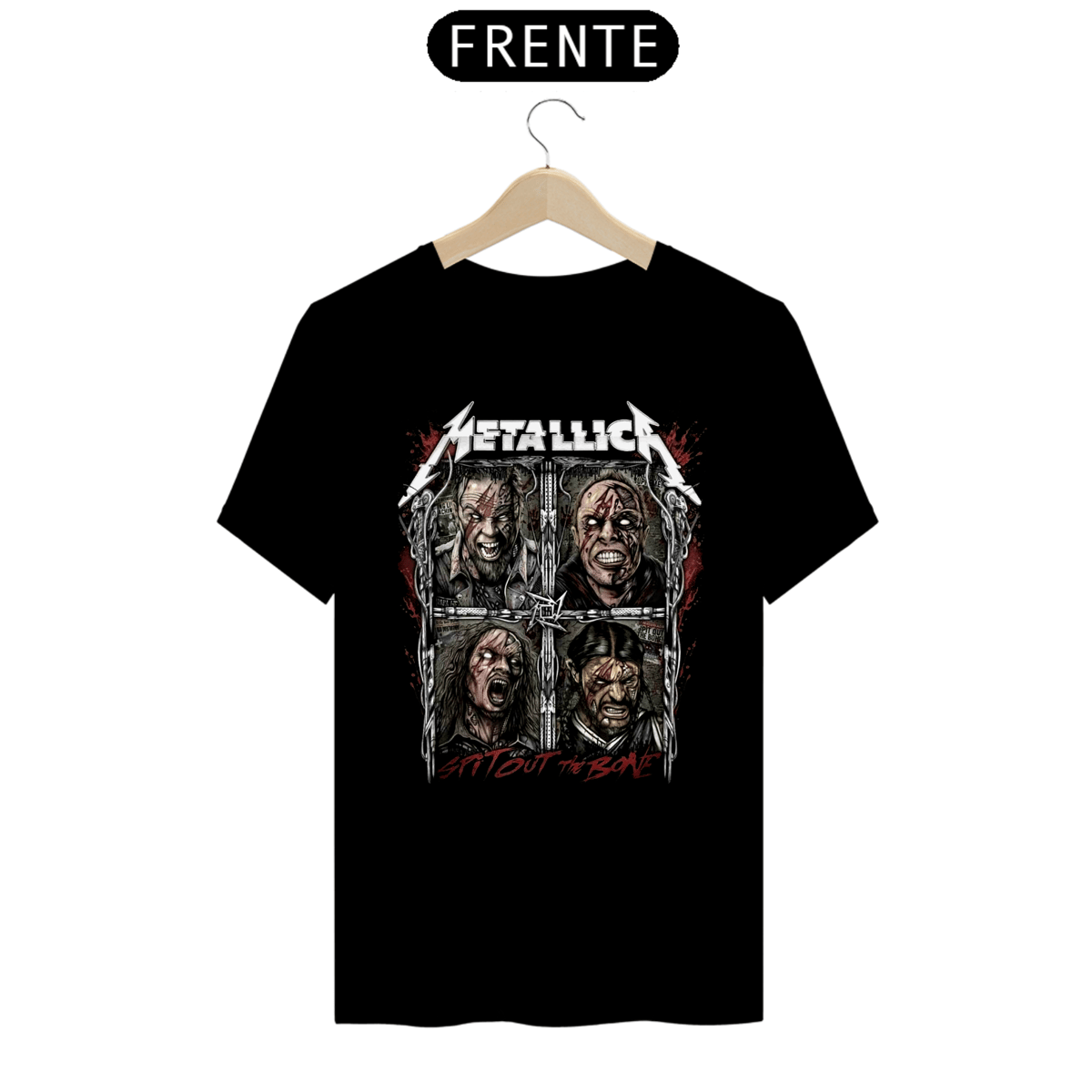 Nome do produto: Camiseta Classic - Metallica