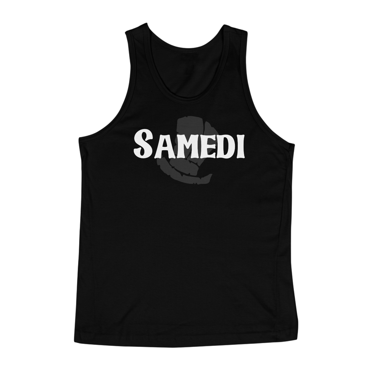 Nome do produto: Camiseta Regata (Vampiro) - Samedi