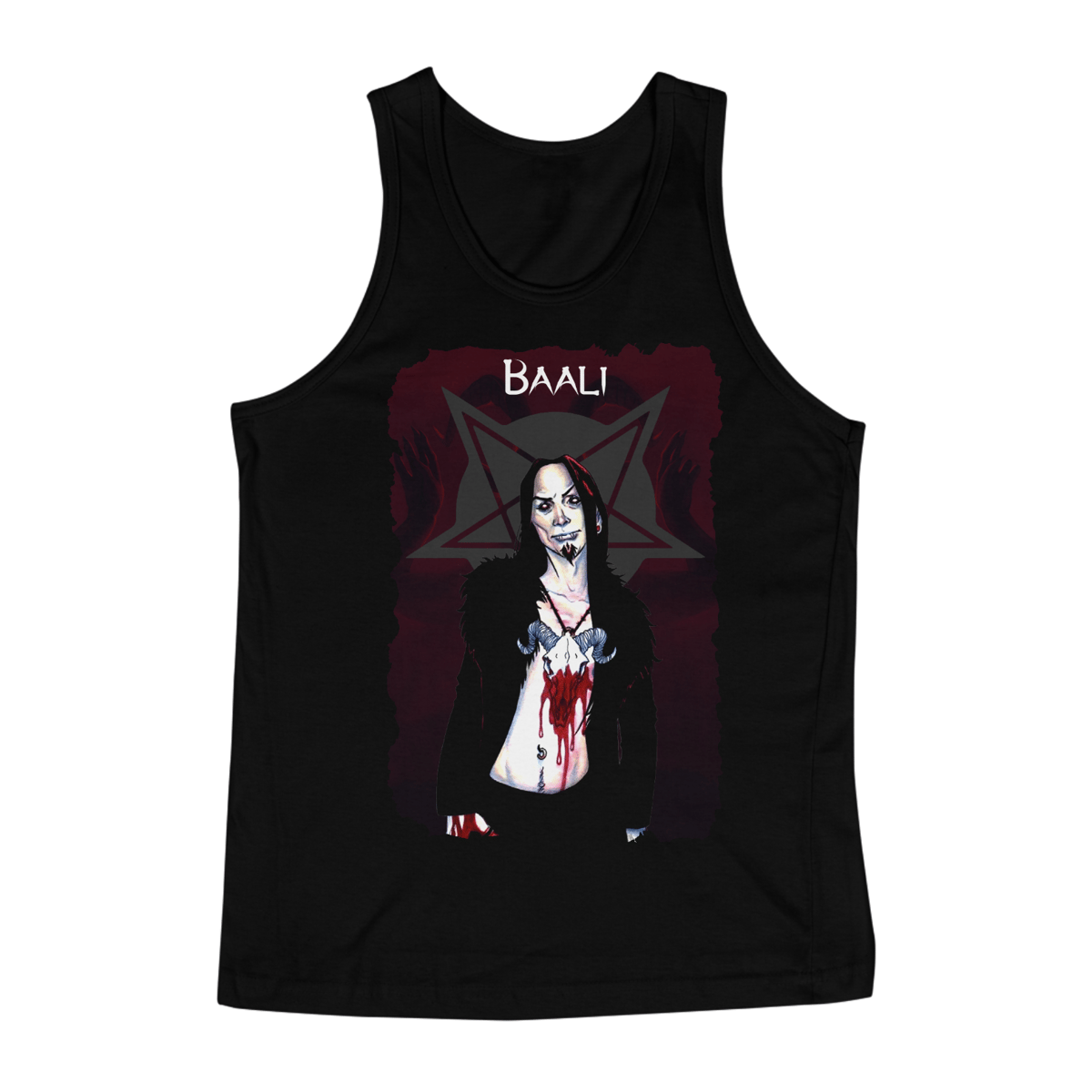 Nome do produto: Camiseta Regata (Vampiro) - Baali