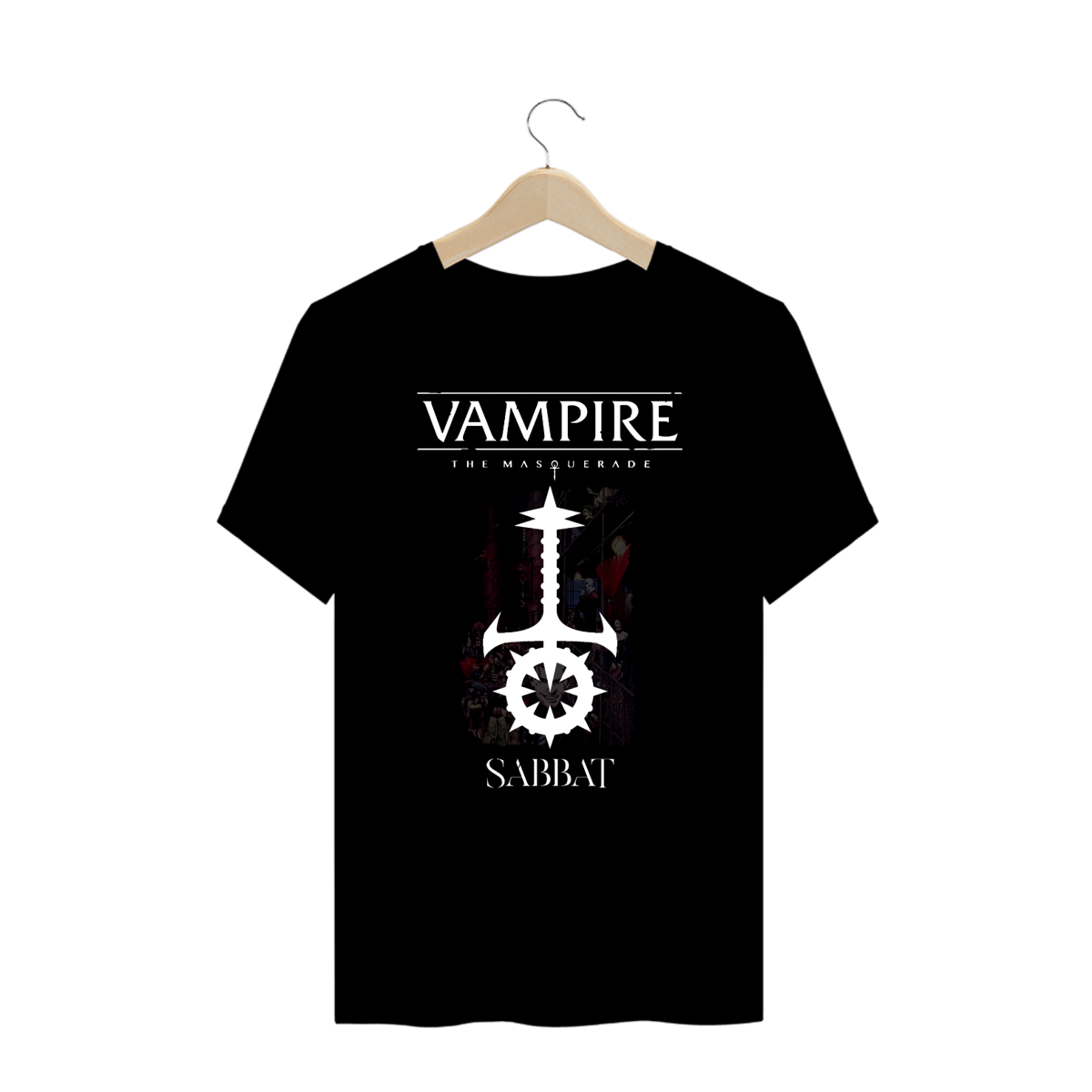 Nome do produto: Camiseta Plus Size (Vampiro) - Sabbat