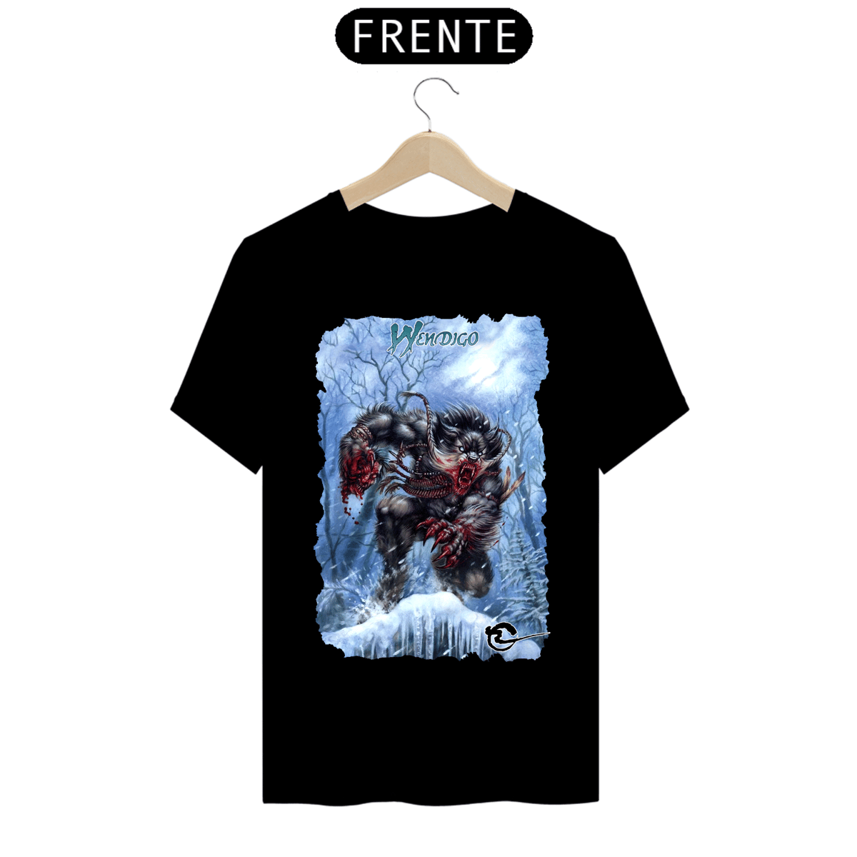 Nome do produto: Camiseta - Wendigo (Lobisomem, O Apocalipse)