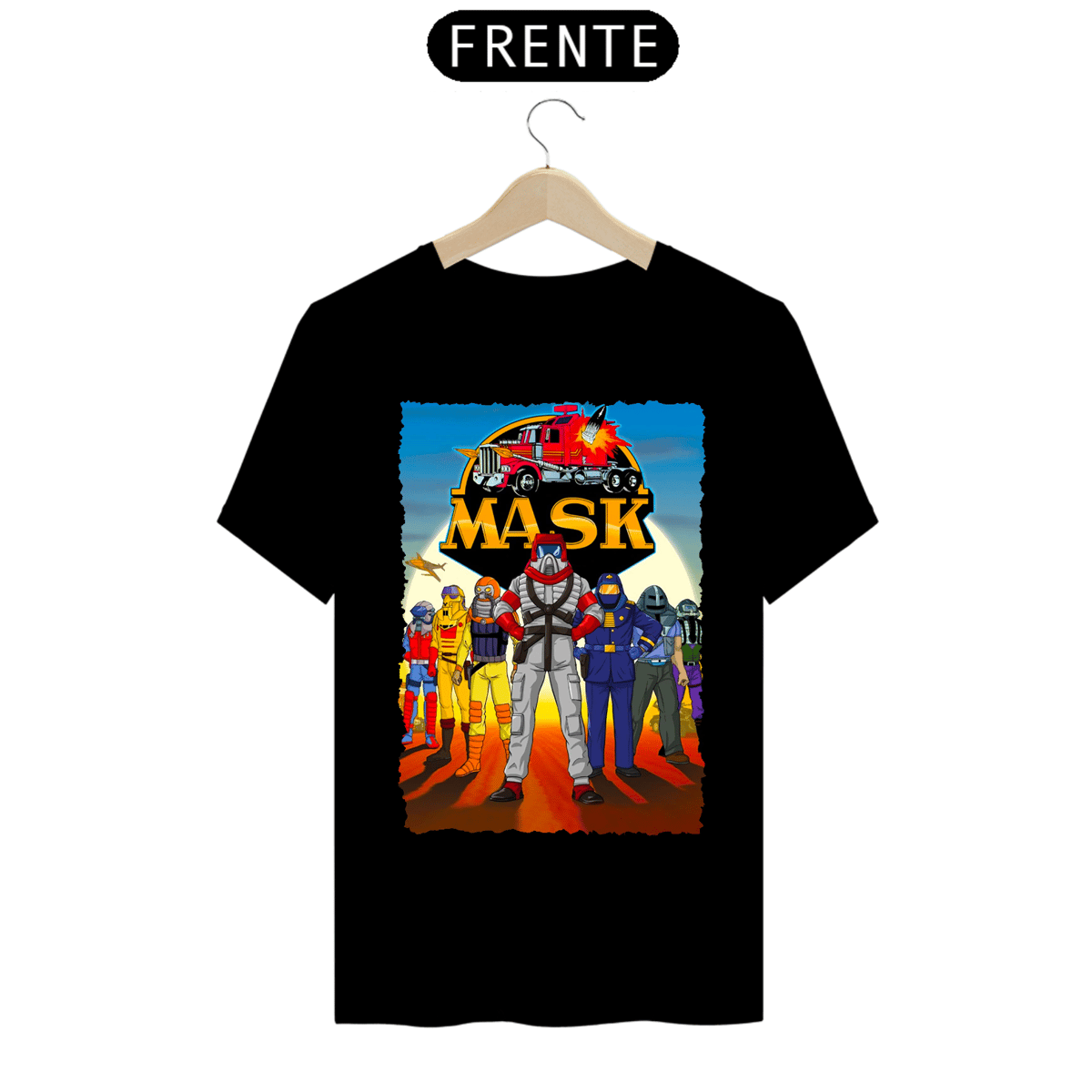 Nome do produto: Camiseta Classic - M.A.S.K.