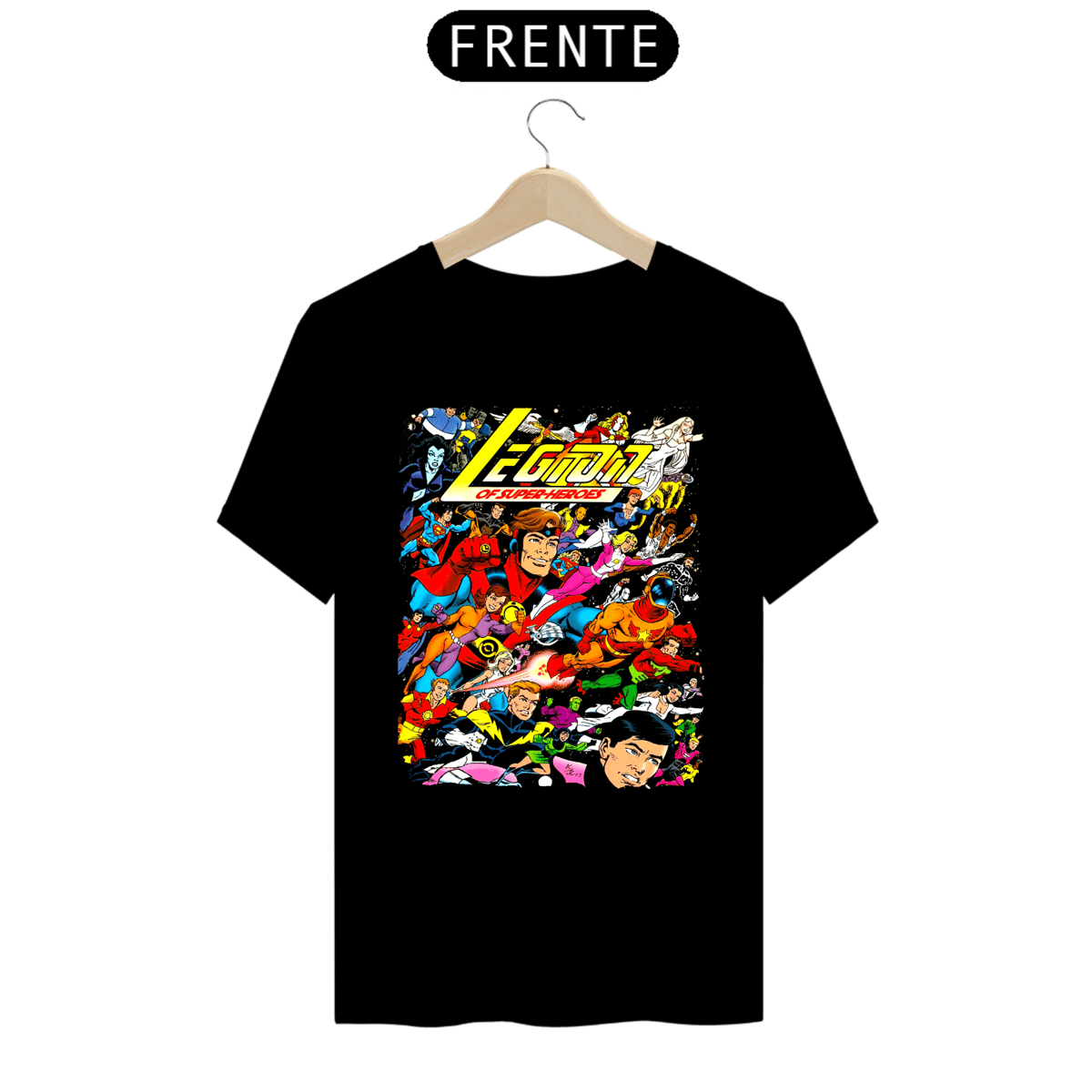 Nome do produto: Camiseta Classic - Legião dos Super-Heróis