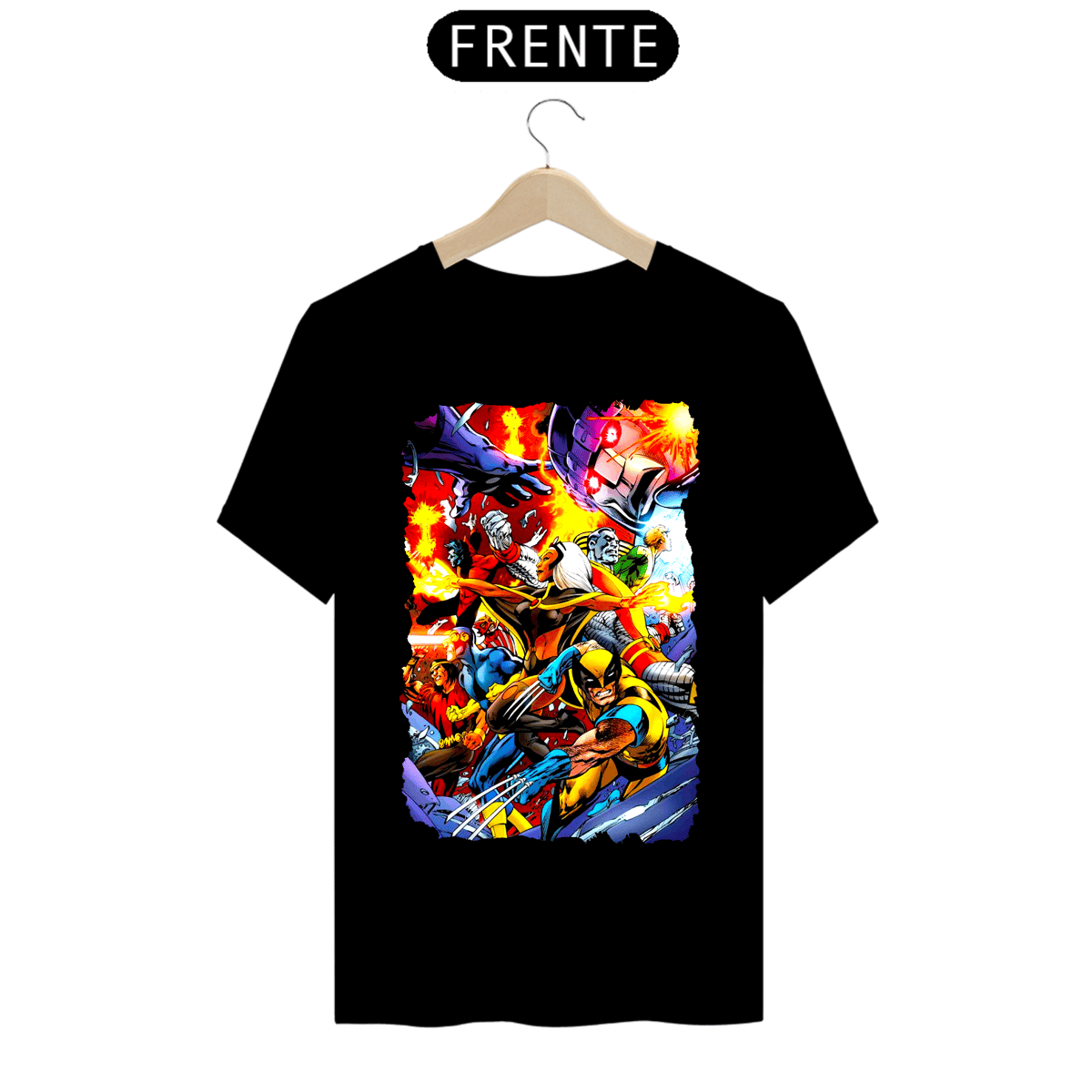 Nome do produto: Camiseta Classic - X-Men vs Sentinelas