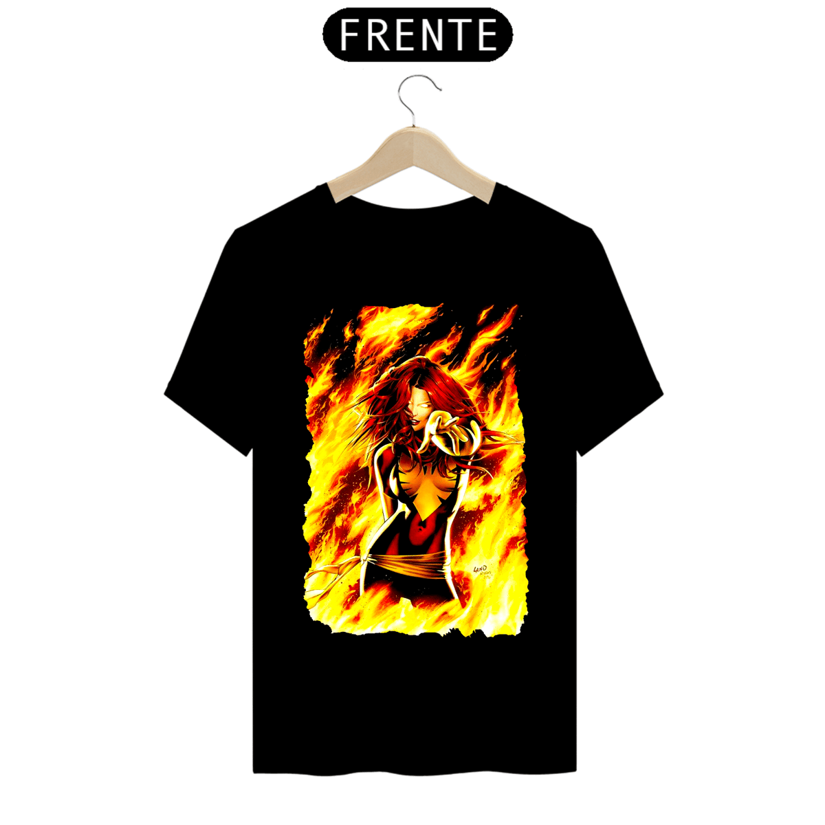 Nome do produto: Camiseta Classic - Fênix Negra