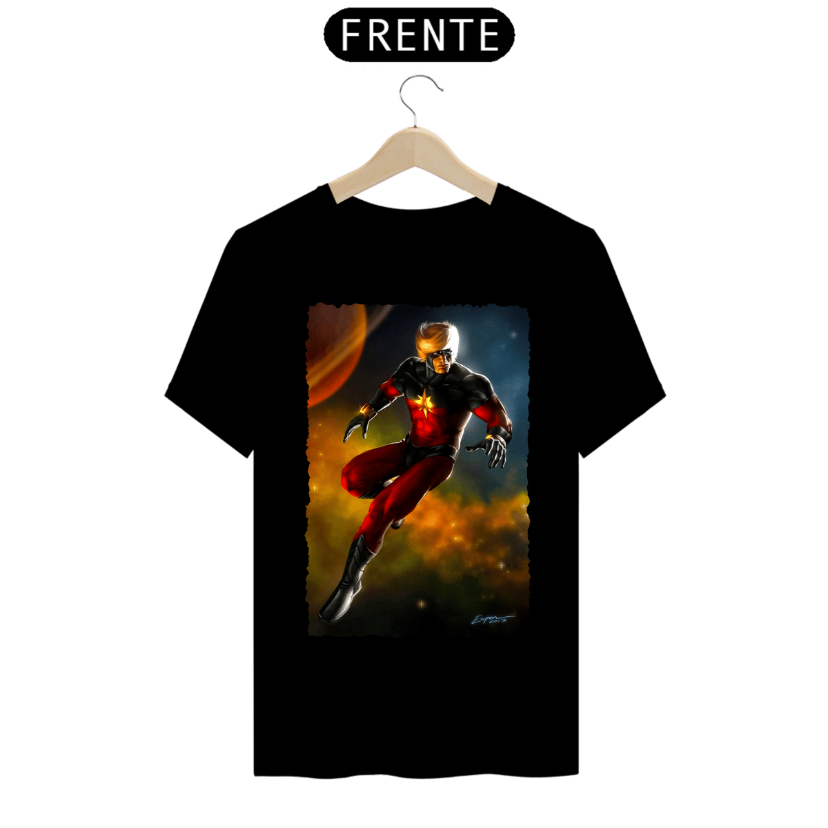 Nome do produto: Camiseta Classic - Capitão Marvel