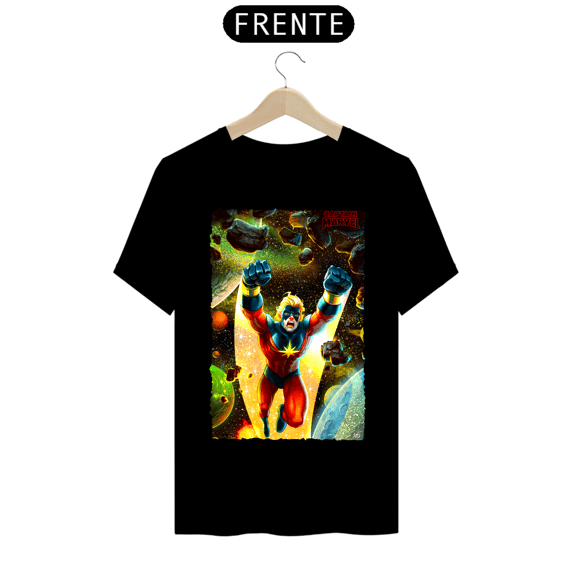 Camiseta Classic - Capitão Marvel