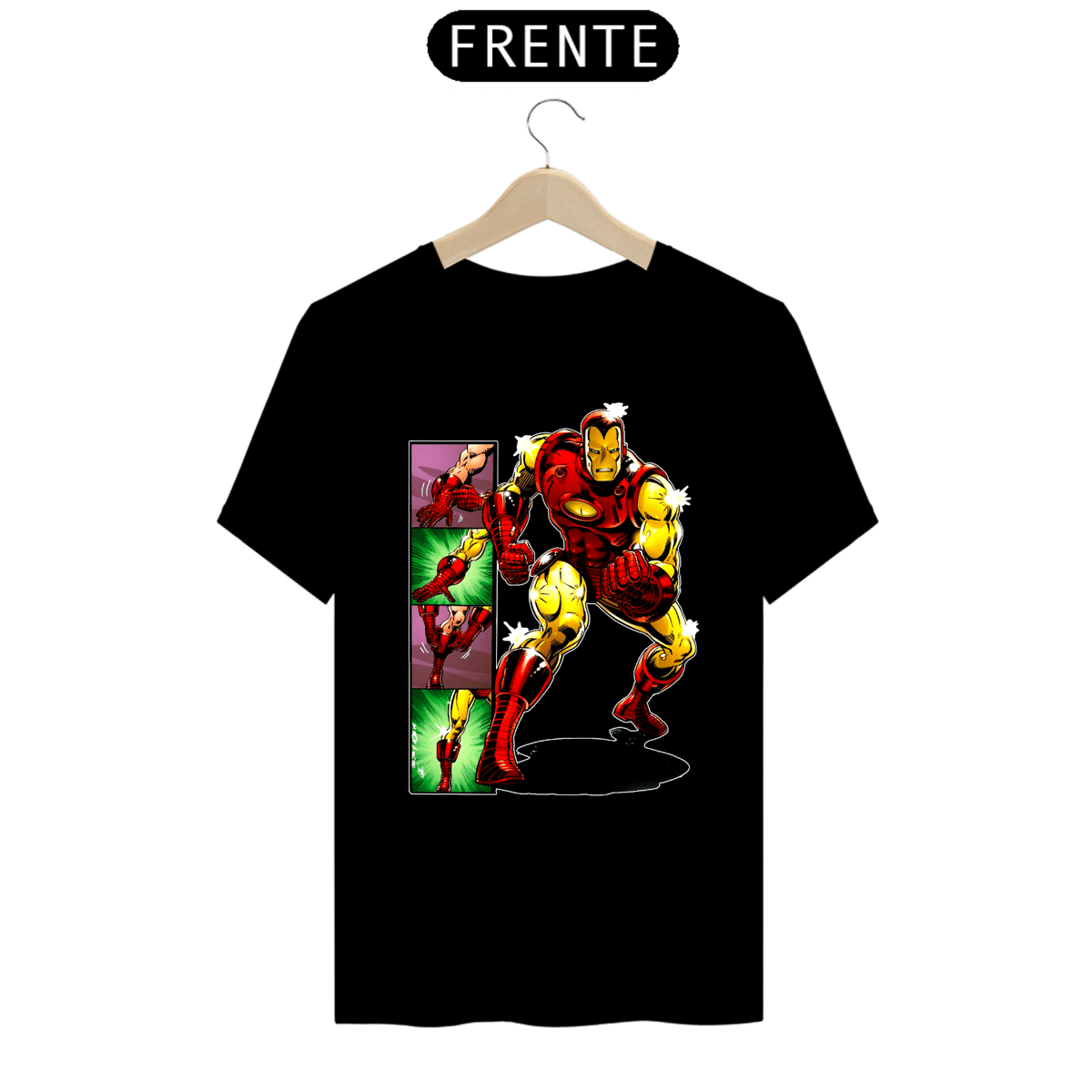 Nome do produto: Camiseta Classic - Homem de Ferro
