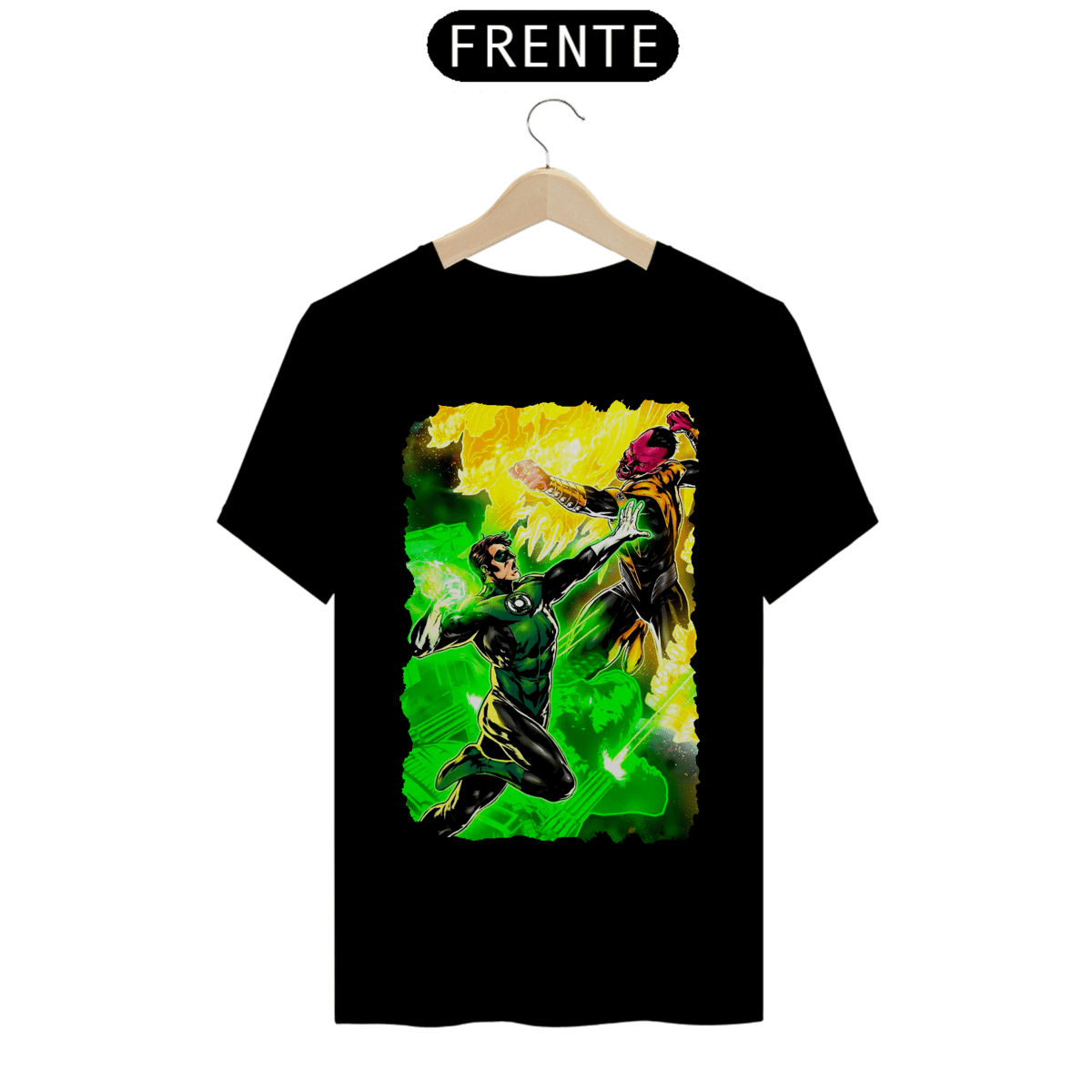 Nome do produto: Camiseta Classic - Lanterna Verde vs Sinestro