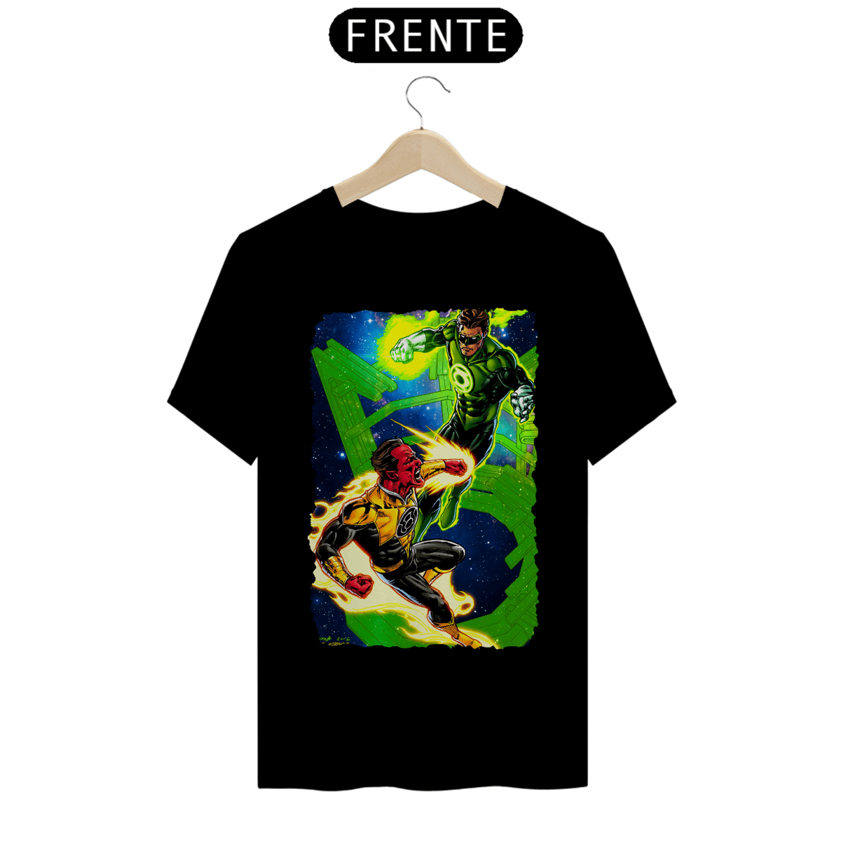 Nome do produto: Camiseta Classic - Lanterna Verde vs Sinestro