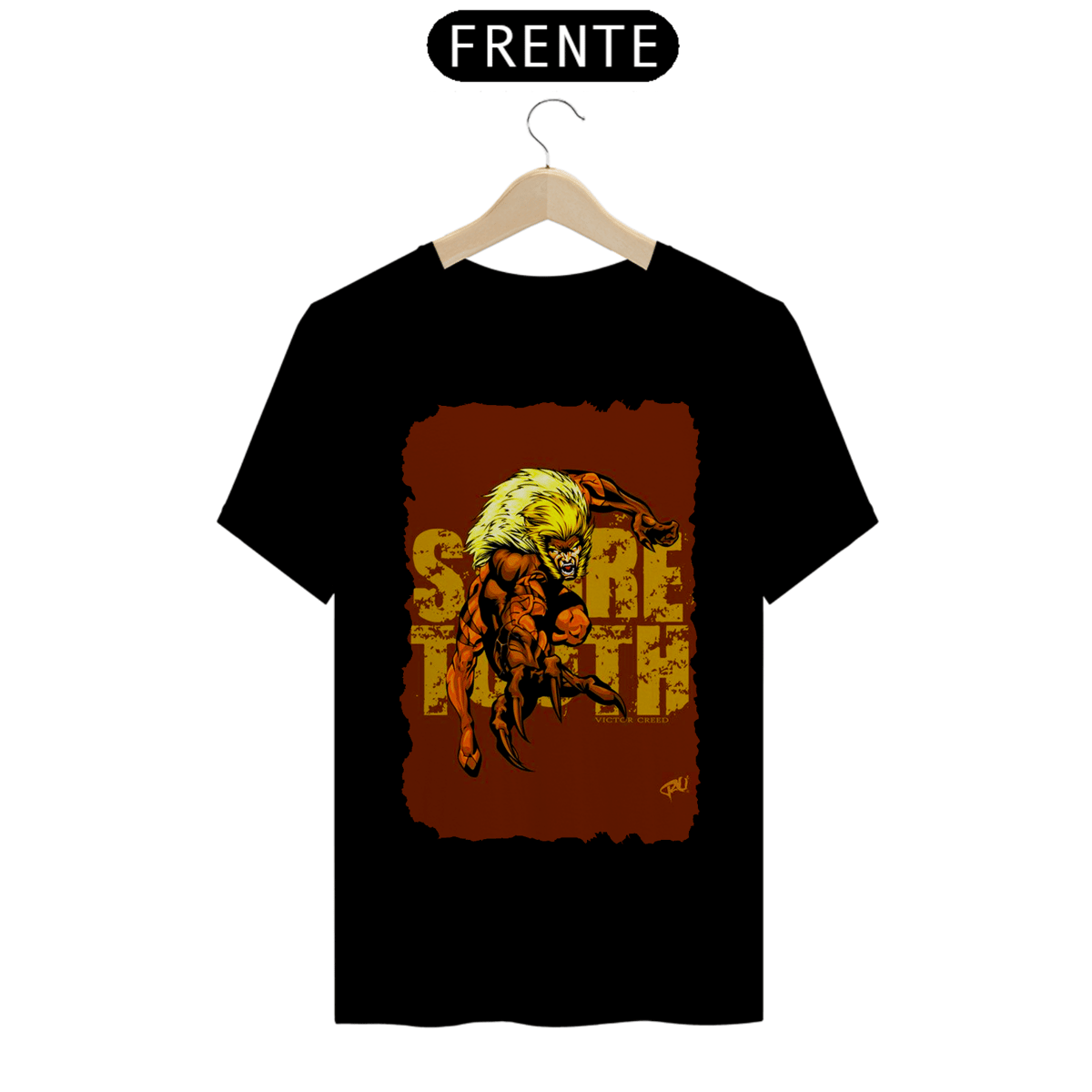 Nome do produto: Camiseta Classic - Dentes-de-Sabre
