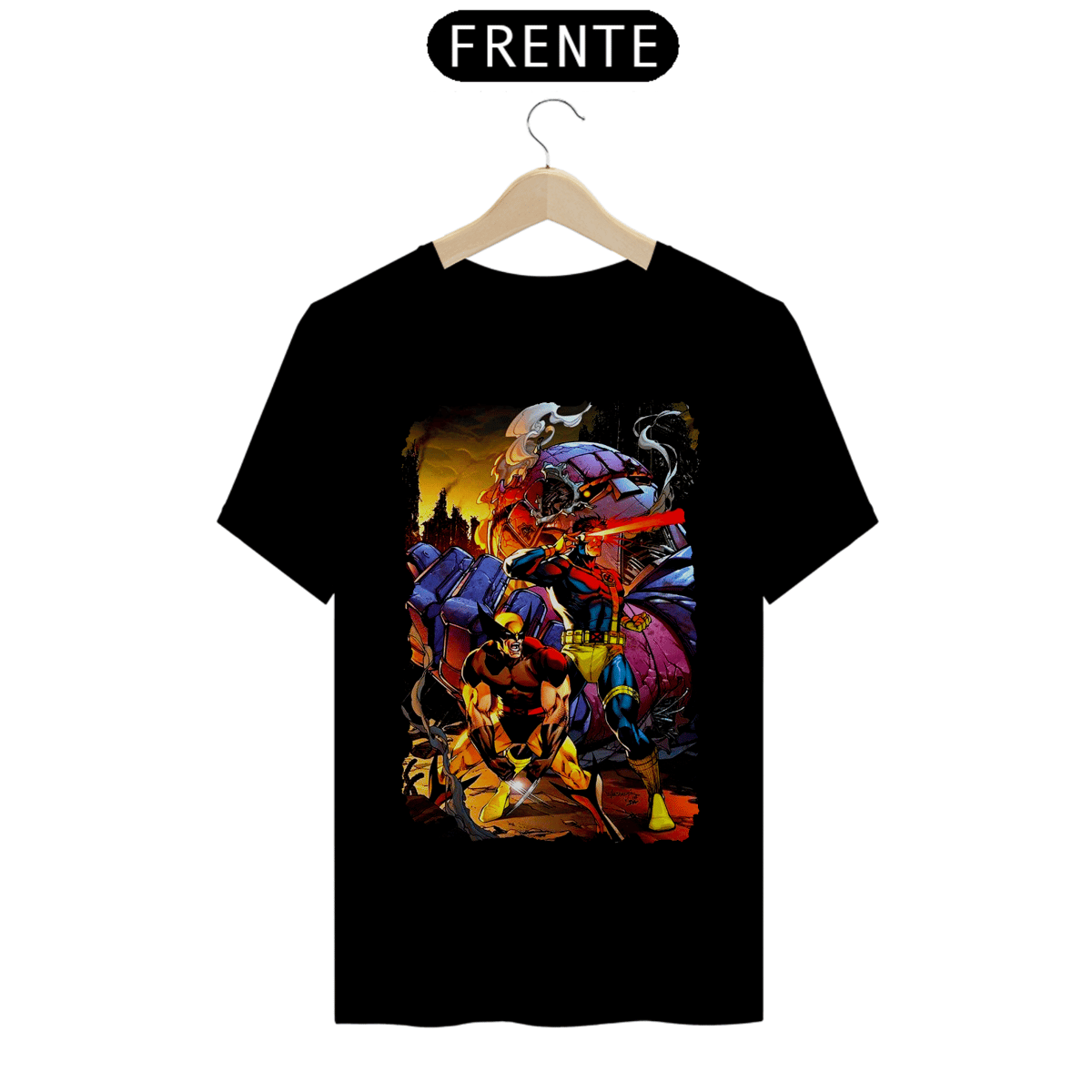 Nome do produto: Camiseta Classic - Wolverine e Ciclope