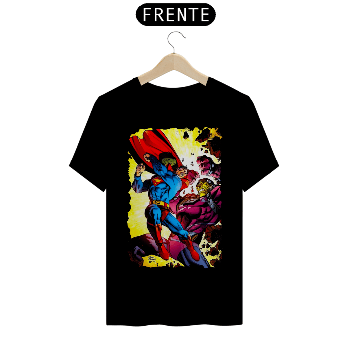 Nome do produto: Camiseta Classic - Superman vs Mongul