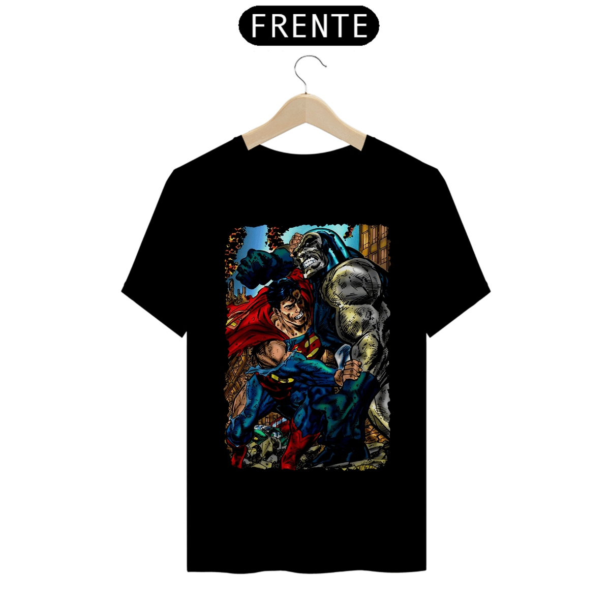 Nome do produto: Camiseta Classic - Superman vs Darkseid