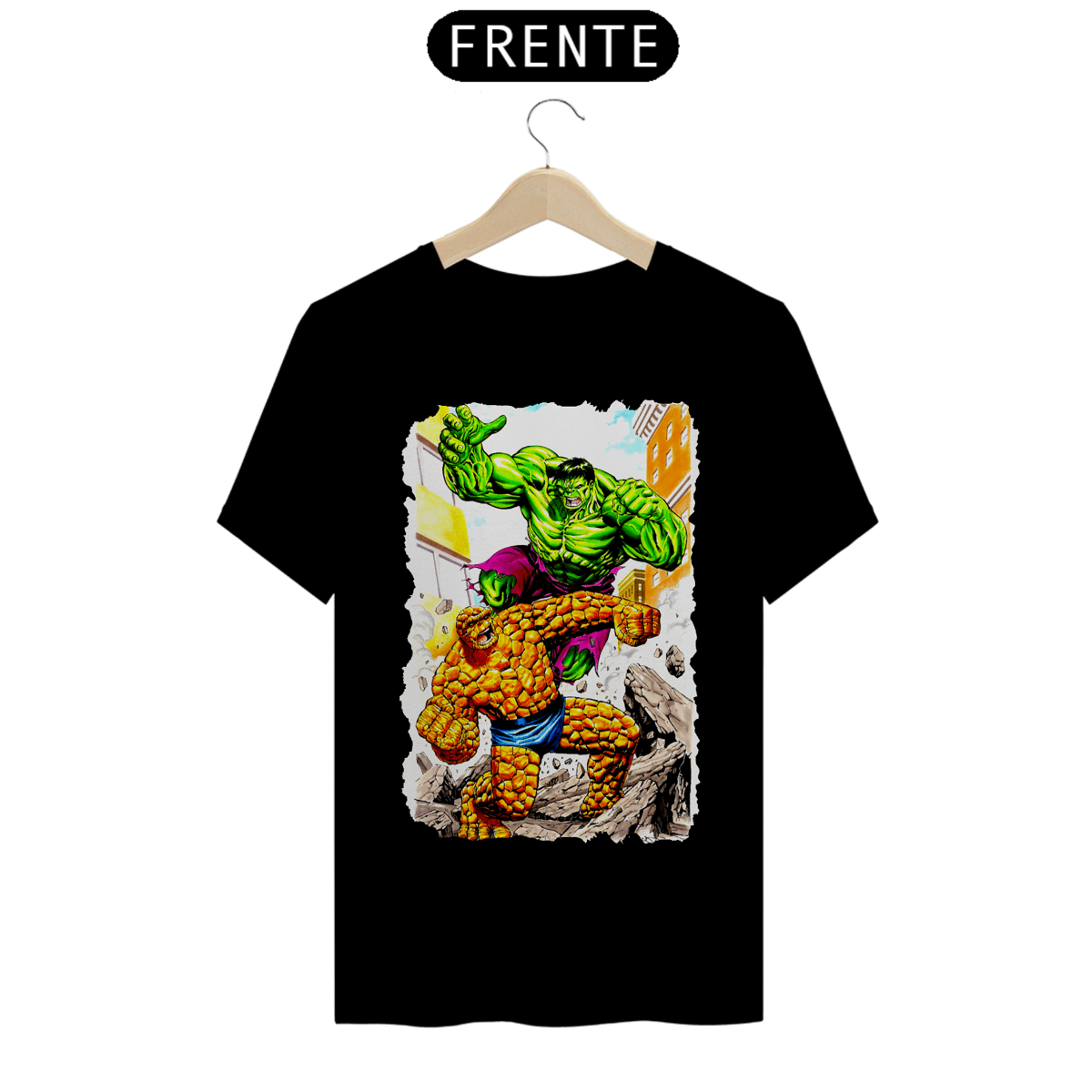 Nome do produto: Camiseta Classic - Hulk vs Coisa