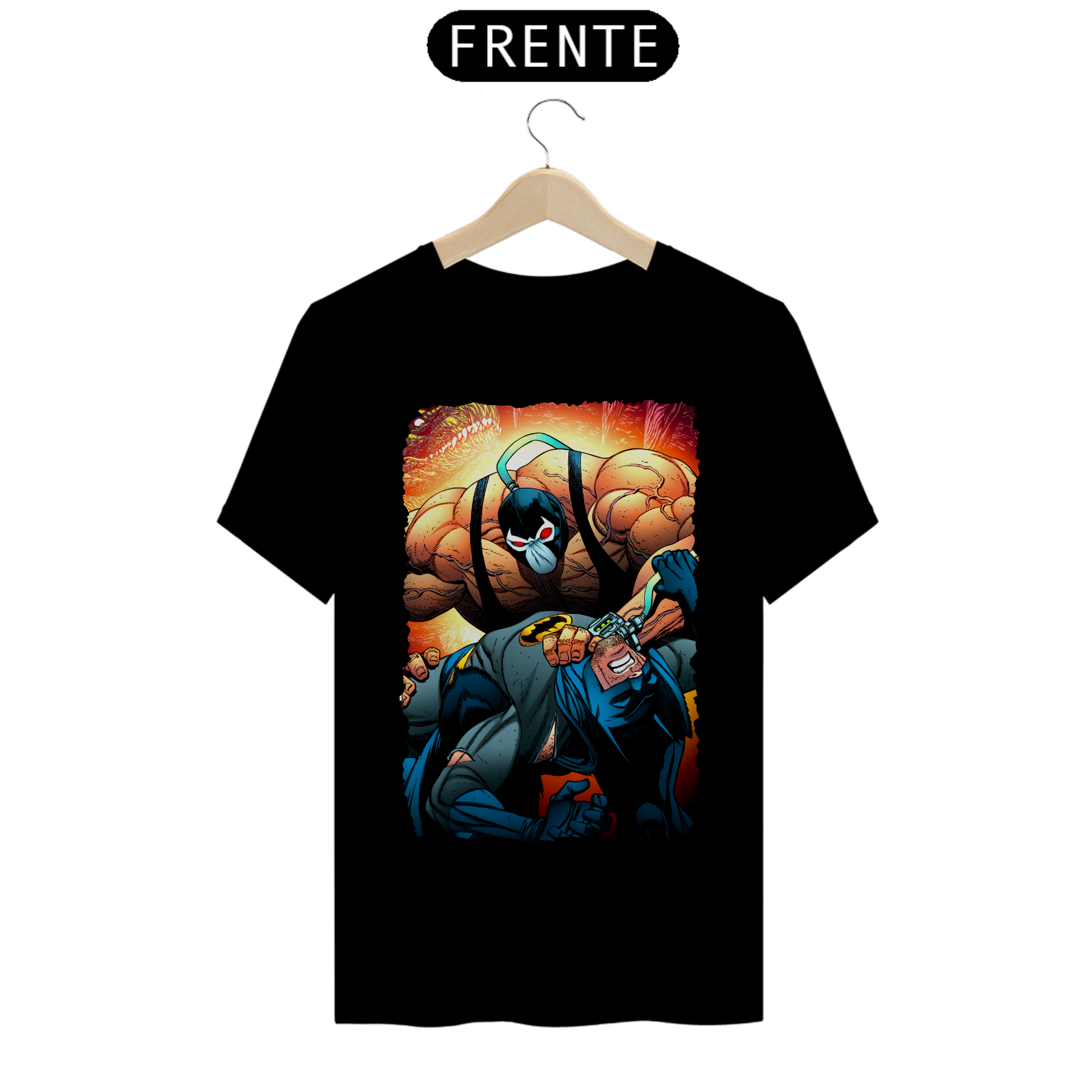 Camiseta Classic - Batman vs Bane