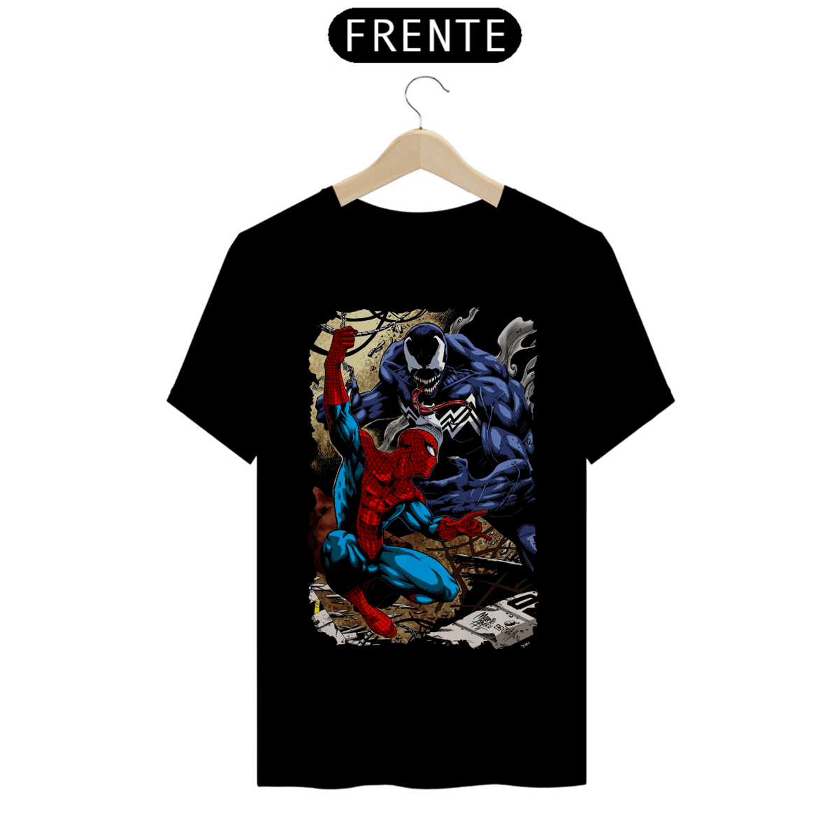 Nome do produto: Camiseta Classic - Homem Aranha vs Venom