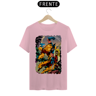 Nome do produto Camiseta Classic - Wolverine vs Dentes-de-Sabre