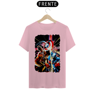 Nome do produto Camiseta Classic - Wolverine vs Capitão América
