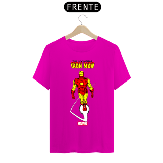 Nome do produto Camiseta Masculina - Homem de Ferro