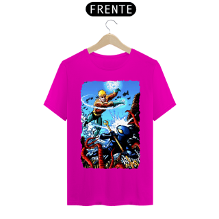 Nome do produto Camiseta Classic - Aquaman vs Arraia Negra