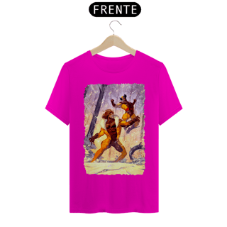 Nome do produto Camiseta Classic - Wolverine vs Dentes-de-Sabre