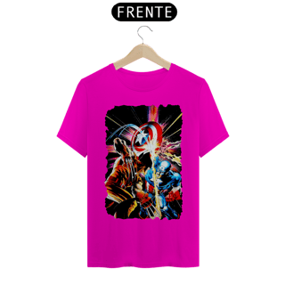Nome do produto Camiseta Classic - Wolverine vs Capitão América