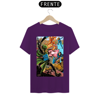 Nome do produto Camiseta Classic - Quarteto Fantástico vs Doutor Destino