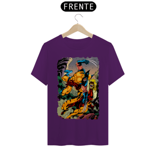 Nome do produto Camiseta Classic - Wolverine vs Dentes-de-Sabre