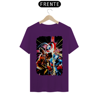 Nome do produto Camiseta Classic - Wolverine vs Capitão América