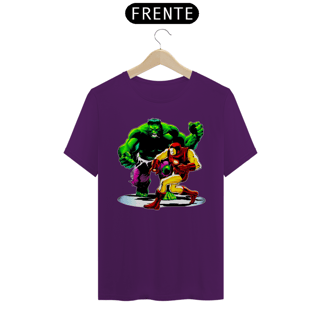 Nome do produtoCamiseta Classic - Hulk vs Homem de Ferro